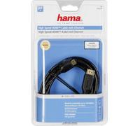 Hama HDMI 2m câble HDMI HDMI Type A (Standard) HDMI Type C (Mini) Noir