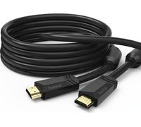 HAMA Câble High Speed HDMI™, mâle - mâle, Ethernet, doré, 10,0 m (00179289)
