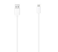 Hama Câble iPhone USB Lightning (Câble Lightning Certifié MFI, Câble de Chargeur iPhone/iPad/iPod, Cable USB - Lightning, 1.5m) Blanc
