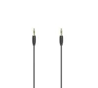 Hama Câble audio Jack 3,5 mm mâle–mâle – stéréo, doré, ultrafin, 1,5 m