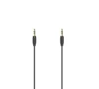 Hama Câble audio Jack 3,5 mm mâle–mâle – stéréo, doré, ultrafin, 1,5 m