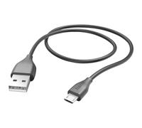 Hama Câble Micro-USB USB-A 2.0 – Transfert 480 Mbit/s – 1,5 m – Noir