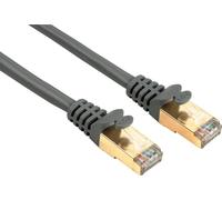 Hama Câble réseau CAT-5e STP doré blindé gris 3,00 m