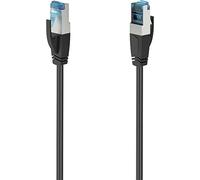 Hama câble réseau CAT6a (10Gbit/s, S/FTP, SFTP Ethernet, RJ45, câble Internet haute vitesse, 0.5 m) noir