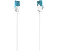 HAMA Câble réseau CAT6a Slim U/UTP 0,25m Blanc