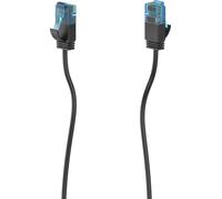 HAMA Câble réseau CAT6a Slim U/UTP 0,25m Noir