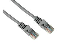 Hama Câble réseau (Patch, Ethernet Catégorie 5 UTP, câble de 15 m, non-blindé, par exemple pour Apple TV 4, Smart TV, ordinateur portable) Gris