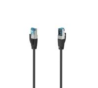 Hama Câble réseau RJ45 Cat6a S/FTP 10 Gbit/s 5 m Noir – Garantie 10 ans