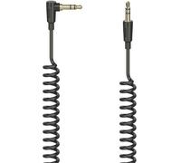 Hama Câble spiralé jack 3,5 mm 90° mâle stéréo 0,75 m