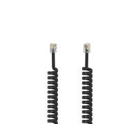 Hama téléphone (analogique) Câble de raccordement [1x RJ10 mâle 4P4C - 1x RJ10 mâle 4P4C] 1.5 m noir