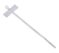 Hama - 20563 - Colliers de serrage pour câbles, Champ inscriptible, 98mm, 25 pces, Naturel