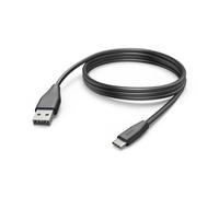 Hama Câble USB A vers USB C 3M - Câble Charge Rapide, Transfert Rapide 480 Mbit/s, Compatible iPhone Android - Noir