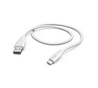 Hama Câble USB-C (Câble de charge USB-A 2.0 mâle/USB-C mâle, Câble de Transfert de Données haute vitesse 480 Mbit/s, 1.5m, compatible Samsung Galaxy s21/s20/s10/s9/s8, Huawei P30/P20, Xiaomi) Blanc