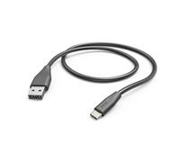 Hama Câble USB-C (Câble de charge USB-A 2.0 mâle/USB-C mâle, Câble de Transfert de Données haute vitesse 480 Mbit/s, 1.5m, compatible Samsung Galaxy s21/s20/s10/s9/s8, Huawei P30/P20, Xiaomi) Noir