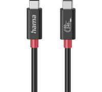 HAMA Câble USB-C USB 4.0 Gen4 80 Gbit/s 240 W 1,0 m noir