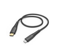 Hama Câble de charge USB USB 2.0 Connecteur Lightning , USB-C® mâle 1.50 m noir 00201602