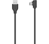 Hama Câble USB-C, mâle USB-C - mâle USB-A, 90°, USB 2.0, 480 Mbit/s, 0,75m