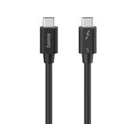 Hama Câble USB-C Thunderbolt 5 80 Gbit/s 5 A 240 W 1 m Noir