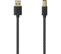 HAMA Câble USB, USB 2.0, doré, tissu, 1,50 m, 24 pièces (00201001)