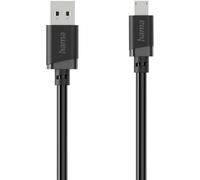 Hama Câble USB USB 2.0 USB-A mâle, USB Micro-A mâle 3 m noir 00201805