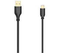 Hama Câble USB USB 2.0 USB-A mâle, USB-Mini-B mâle 0.75 m noir 00074262