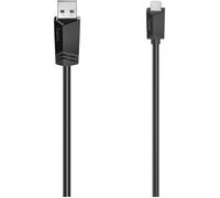 Hama Câble USB USB 2.0 USB-Micro-B mâle, USB-A mâle 0.75 m noir blindage double 00200607