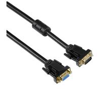 Hama Câble VGA/SVGA Moniteur 3 m Extension SUB-D 15 broches Or Noir