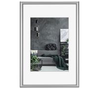 Hama Cadre en Aluminium Detroit, argenté, 50 x 70 cm