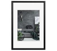 Hama Cadre en aluminium "Detroit", noir, 60 x 80 cm