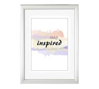 Cadre photo en plastique "madrid", blanc, 21 x 29,7 cm, din a4