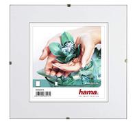 Hama Cadre Photo Clip-Fixe (sans Bordure, 20 x 20 cm, Reflex) Blanc