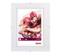 Hama Cadre photo "Clip-Fixe" (sans bordure, 20 x 30 cm, Anti-Reflex) Blanc