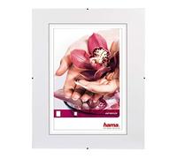 Hama Cadre photo "Clip-Fixe" (sans bordure, 40 x 50 cm, Anti-Reflex) Blanc