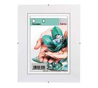 Hama Cadre photo "Clip-Fixe" (sans bordure, 70 x 100 cm, Reflex) Blanc