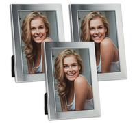 Hama Cadre photo Davos 10x15cm argenté pack de 3
