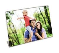 Hama Cadre portrait (taille de cadre 13x18 cm, taille de photos 13x18 cm, acrylique, format horizontal, en plastique, 1 photo par cadre, élégant, simple, classique) Transparent