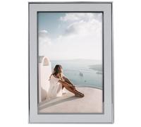 Cadre photo aluminium Hama Santorini 15x20 cm argent mat