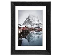 HAMA Cadre photo en bois"Oslo", noir, 13 x 18 cm