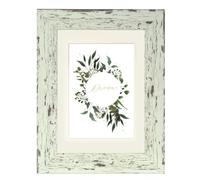 Hama Cadre photo en plastique "Chalet" (cadre de 20 cm x 30 cm, pour les photos de taille 13 cm x 18 cm, polystyrene (PS), verre reflex, avec crochet) Menthe Pastel