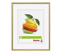 Hama Cadre photo en plastique "Décor Sevilla" (taille du Cadre de 50 x 70 cm avec bordure de 13 mm x 20 mm, pour une photo de 30 x 45 cm) Or Mat