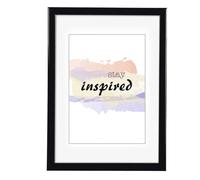 Hama Cadre Photo en Plastique 'Madrid' (Format 30 x 40 cm, pour photo de 20 x 28 cm, Verre de Haute Qualité, Montage Mural, Design Moderne et Épuré, Accessoire de Décoration Intérieure) Noir