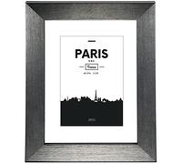 Cadre photo en plastique „Paris“, gris contrasté, 15 x 20 cm
