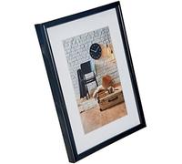 Hama Cadre photo en plastique "Sevilla" (taille du Cadre de 15 x 20 cm avec bordure de 9 mm x 17 mm, pour une photo de 10 x 15 cm) Noir