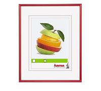 Hama Cadre photo en plastique "Sevilla" (taille du Cadre de 15 x 20 cm avec bordure de 9 mm x 17 mm, pour une photo de 10 x 15 cm) Rouge