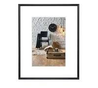Hama Cadre photo en plastique Sevilla (taille du Cadre de 40 x 60 cm avec bordure de 13 mm x 20 mm, pour une photo de 30 x 45 cm) Noir
