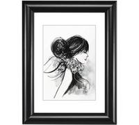 Hama Cadre photo en plastique Sofia, noir, 20 x 30 cm Noir G