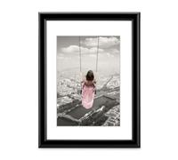 Hama Cadre photo Swing en plastique noir 20 x 30 cm
