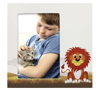 Hama Cadre Photo Enfant Lion Leo 10x15cm Cadre Portrait + Support
