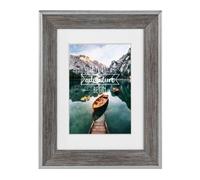 Hama cadre plastique Sierra gris 13x18 cm avec passe-partout 9x13 cm