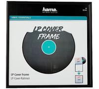 Hama Cadre pour pochette de 33 tours, aluminium, noir, 31,5 x 31,5 cm Noir